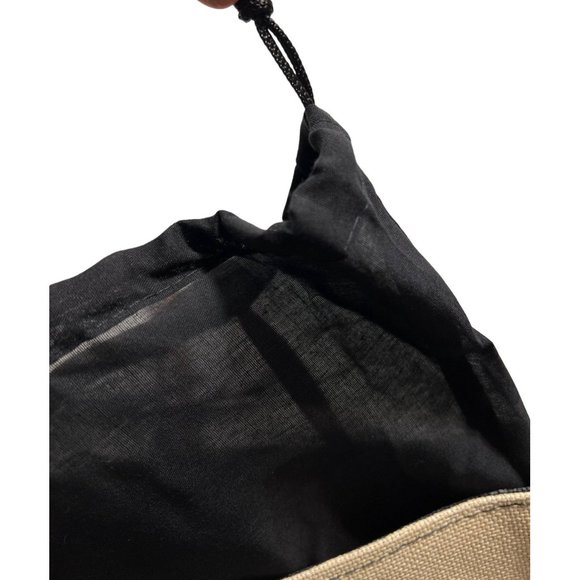 LARGE Diamond straw tan black tote bag NWT Summer beach pool farmer's market new - Picture 9 of 13